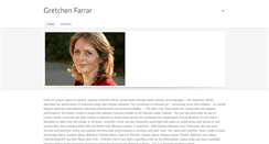 Desktop Screenshot of gretchenfarrar.com