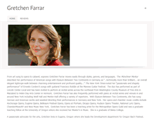Tablet Screenshot of gretchenfarrar.com